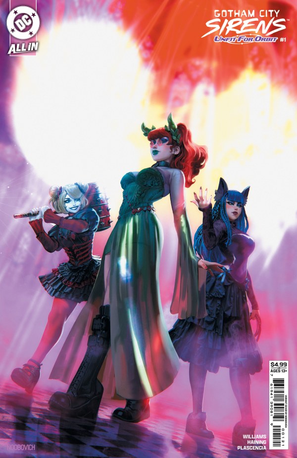 Gotham City Sirens: Unfit for Orbit #1 (of 5) Cover B Noobovich