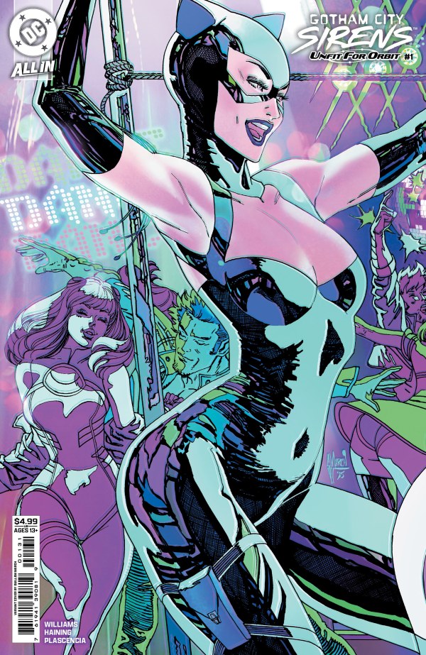 Gotham City Sirens: Unfit for Orbit #1 (of 5) Cover D Guillem March Connecting