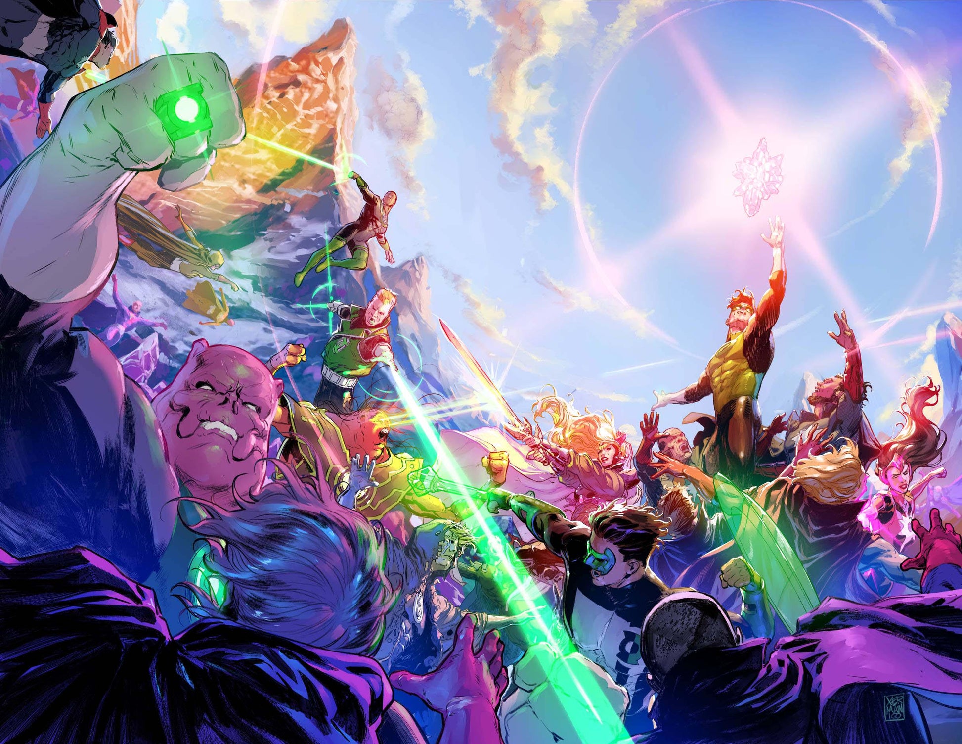 Green Lantern #25 Cover A Xermánico
