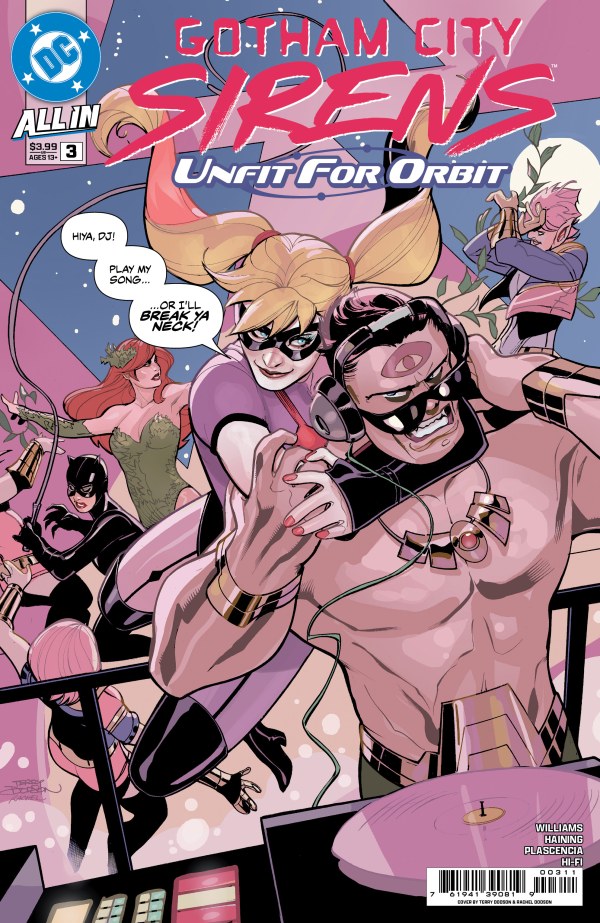 Gotham City Sirens: Unfit for Orbit #3 Cover A Terry Dodson