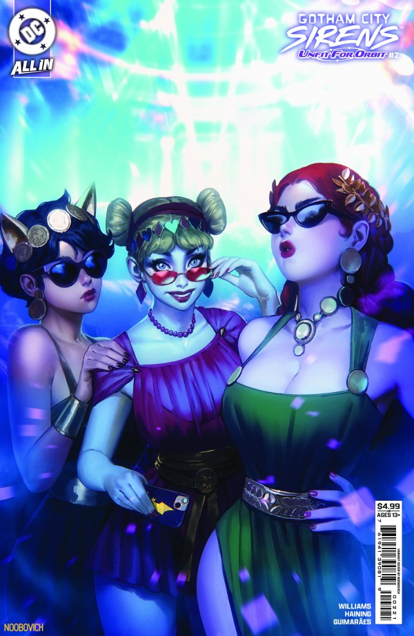 Gotham City Sirens: Unfit for Orbit #2 (of 5) Cover B Noobovich Variant
