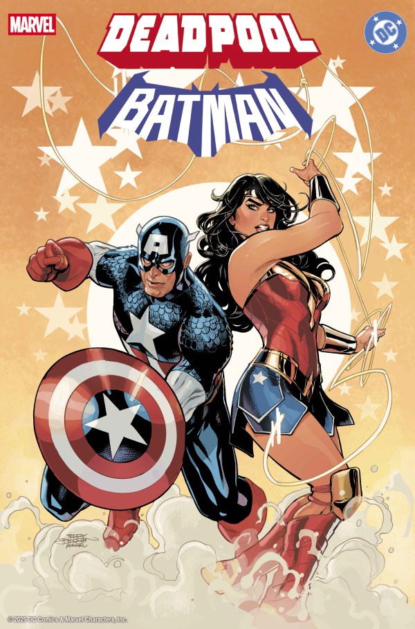 [PRESALE] Marvel / DC: Deadpool / Batman #1 Terry Dodson Captain America / Wonder Woman Variant