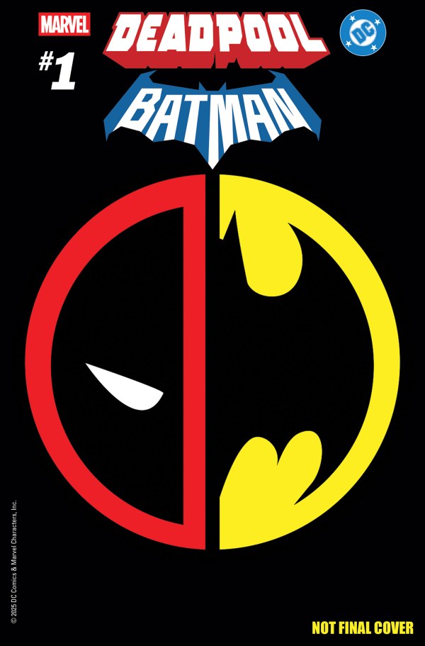 [PRESALE] Marvel / DC: Deadpool / Batman #1 Insignia Mashup Variant