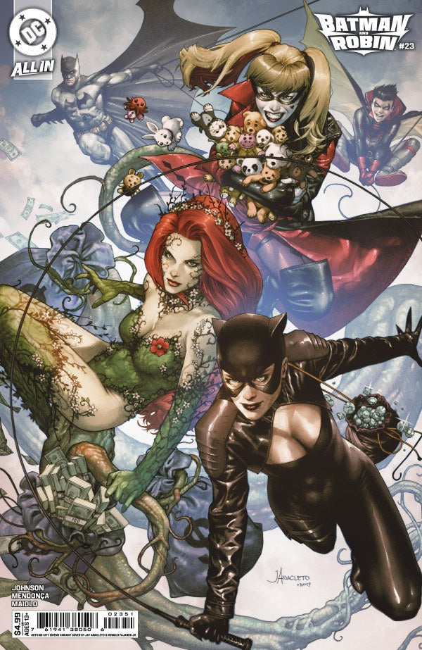Batman and Robin #23 Cover D Jay Anacleto Gotham City Sirens Variant